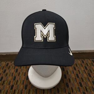 Nike Michigan Wolverines Hat Black Classic99 Dri-Fit Adjustable College Cap